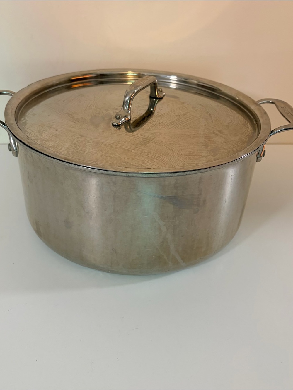 All Clad D3 Stainless Steel 8 Quart Stock Pot with Lid 8 Qt 8qt 3-ply